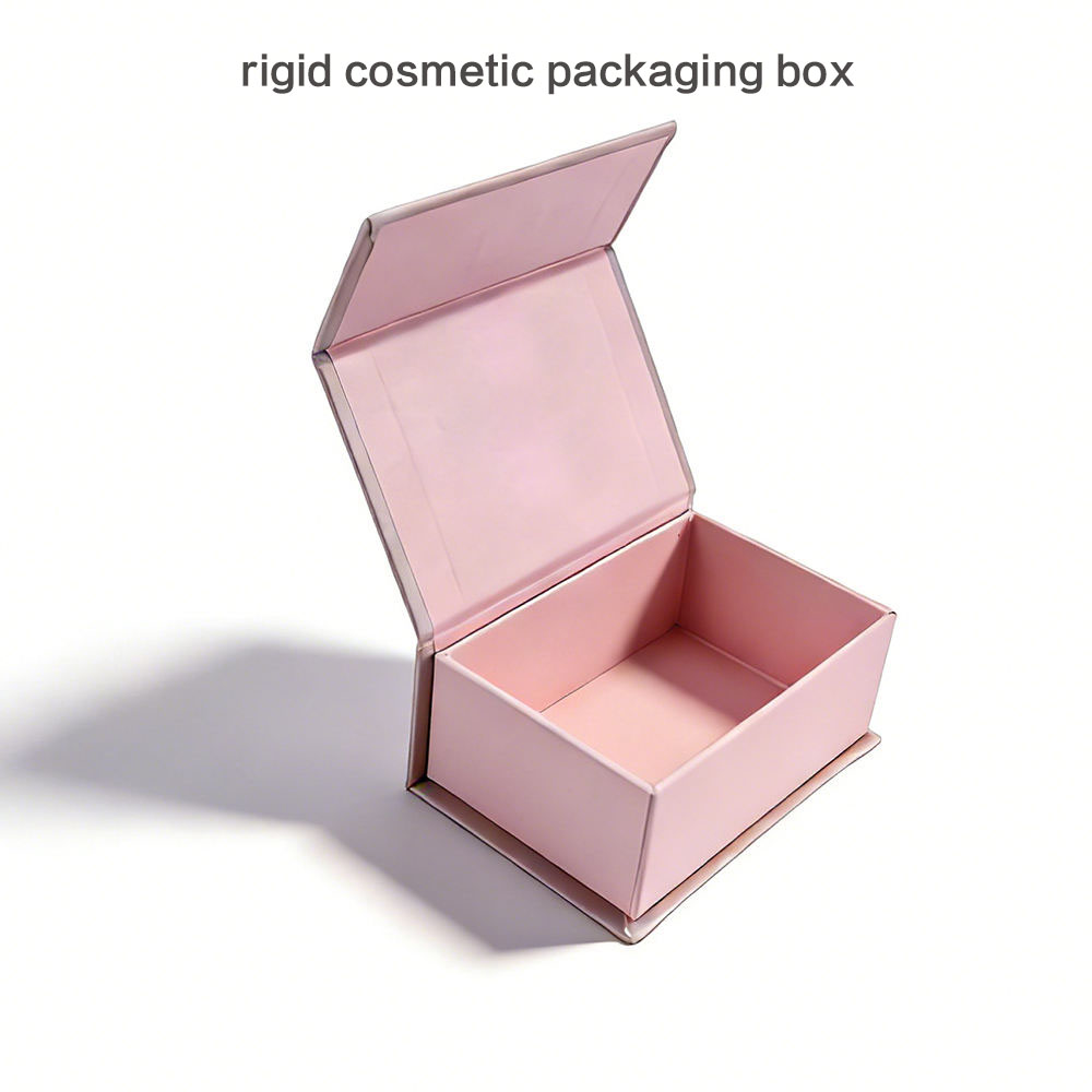 Custom Printed Rigid Cosmetic Packaging Box Magnetic Closure Folding Magnetic Gift Box