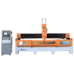 China Centro processamento granito mármore pedra Router Cnc Atc 3d máquina Cnc pedra para bancada bancada cozinha