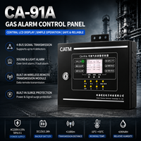 Contrôleur d'alarme de gaz combustible CAATM CA-91A, détecteur de gaz 4 canaux, panneau de détection de gaz RS485 4-20mA, système de surveillance des fuites de GPL