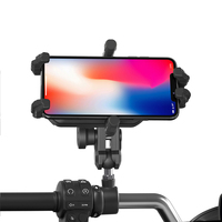Accessoires de moto RideWise, support de téléphone antichoc pour guidon de moto, vélo, scooter, vélo électrique, moto
