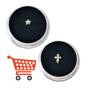 อัญมณีตกแต่งฟันรูปทรงกากบาท หัวใจ และสายฟ้า อุปกรณ์เสริมฟอกสีฟันอเนกประสงค์ - Product Image 3