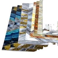 Nouvelles plaques de polymère de feuille de marbre UV de PVC alternatif en gros pour la décoration murale