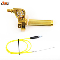 Accesorios de Modificación de Motocicletas, Empuñadura de Acelerador de Giro Rápido de 22 mm con Cable de 120 cm para Motocicleta, Motocross, ATV