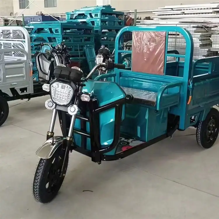 Wholesale Factory Direct Three wheel electric courier truck with cargo shelf Cargo Tricycle
