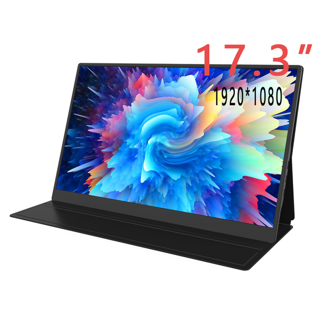 17inch FHD 17.3 Mbt IPS Screen 1080p Portable Monitor Lcd for Ps4  ForXbox  for Phone  for Laptop