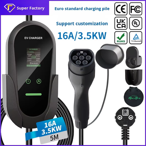 Type 2 Portable EV <strong>Charger</strong> 7kW European Standard <strong>Universal</strong> Charging Station with Intelligent Control for Household Electric Cars - Product Image 2