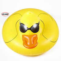 Canard en PVC anneau de natation gonflable environnemental de haute qualité jouet gonflable eau bébé anneau de natation