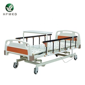 Centro de salud, cama de paciente de clínica de hospital naranja, cama de paciente de control eléctrico de tres funciones - Product Image 5