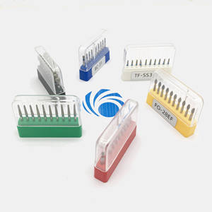 Fresas de Diamante de Alta Velocidad para Materiales Dentales, Etiqueta Amarilla, Pulido y Desbaste, Accesorios para Piezas de Mano de Taladro Dental - Product Image 4