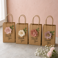 Sacs en papier kraft brun personnalisés en gros avec poignées, robustes, fournis par l'usine, pour cadeaux de luxe, aliments, avec logo imprimé