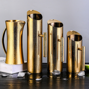 Cổ Sang Trọng Vàng Tự Chọn Trà Cà Phê Nồi Nước Cà Phê Đồ Uống Dispenser Bia Nước Trái Cây Jug Bình Cho Nước Ép Trà Đá - Product Image 1