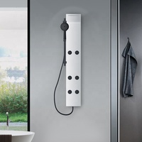 Panneau de douche mural en alliage d'aluminium Design moderne Ensemble de douche spécial cascade pour salle de bain