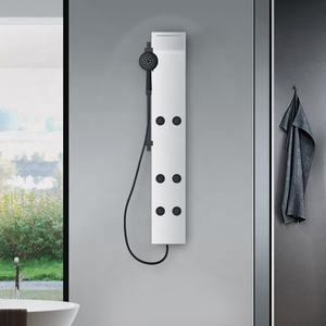 Panel de ducha de aleación de aluminio montado en la pared de diseño moderno Juego de ducha de baño de cascada especial - Product Image 2