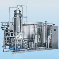 Machine tubulaire de stérilisation à la vapeur UHT Efficacité du feu vif 1000 L/H 2000 L/H 3000 L/H Pasteurisateur de tube de lait pour boisson de jus