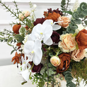 Wedding Centerpiece <b>Table</b> Decor Silk Flower Ball Centerpieces Rose Peonies White Wedding <b>Table</b> Artificial Flower Ball - Product Image 3