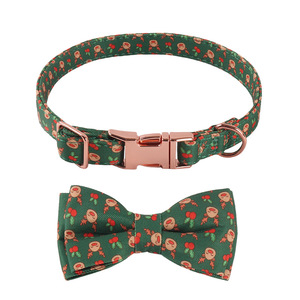 Últimos dijes para diseño de <span class=keywords><strong>collar</strong></span> de perro Hebilla de oro rosa Serie de Navidad Arco Sol Flor Vacaciones <span class=keywords><strong>Collar</strong></span> de perro - Product Image 5