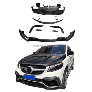 Kit de Carrocería Estilo BS de Fibra de Carbono para <span class=keywords><strong>Mercedes</strong></span>-Benz <span class=keywords><strong>GLE</strong></span> <span class=keywords><strong>COUPE</strong></span> <span class=keywords><strong>63</strong></span> <span class=keywords><strong>AMG</strong></span> C292 2015-2019, Difusor Delantero, Alerón Trasero, Parachoques - Product Image 1