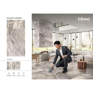 กระเบื้องพอร์ซเลนลายอัลมอนด์ Fantastico ขนาด 600x1200 มม. พื้นผิวเซรามิกสไตล์ร่วมสมัยสำหรับการตกแต่งภายในที่ทันสมัย - Product Image 5