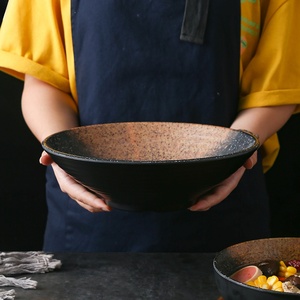 Bộ đồ ăn dã ngoại dùng một lần A5 Japandi 1 món, chất liệu melamine giả sứ, gồm bát mì và đĩa trái cây - Product Image 2