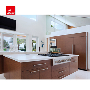 Alland pabrik penjualan langsung Pantry tinggi warna putih Lacquer penyimpanan perabotan lemari dapur untuk dapur - Product Image 4