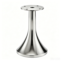 150mm Goldene Stahl-Dreieckmöbelbeine für Moderne Wohnzimmer-Esstische, Küchenmöbel, Sofas, Betten und Schränke - Robust und Einfach zu Montieren