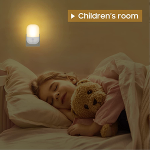 <strong>Plug</strong>-in Sensor Control Energy-saving Soft <strong>Light</strong> Eye-protecting LED Night <strong>Light</strong> Switch Folding <strong>Plug</strong> for Bedroom Battery Included - Product Image 5