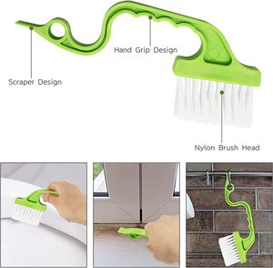 Home Cleaning Supplies Cleaning Tools - Door Window Track Crevice Cleaning Brushes Duster Window Magic <strong>Blind</strong> <strong>Cleaner</strong> - Product Image 3