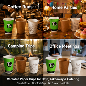 Vasos de Papel Resistentes al Calor <span class=keywords><strong>para</strong></span> Café, de 8 oz, <span class=keywords><strong>para</strong></span> Llevar, <span class=keywords><strong>para</strong></span> Cafeterías y Oficinas, Personalizables, Venta al Por Mayor de Fábrica - Product Image 2