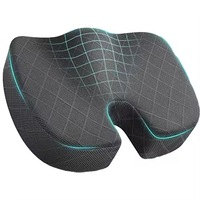 Coussin de chaise de bureau confortable J, rembourrage en mousse à mémoire de forme, coussin de siège avec logo, adapté aux personnes assises pendant une longue période
