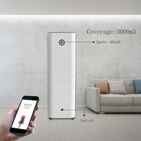 Diffuseur d'arômes intelligent Tonemy 3000F-B, 500 ml, métal et verre trempé, couverture de 2000 à 3000 m, diffuseur d'huiles essentielles