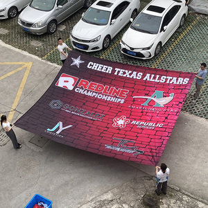 Tùy chỉnh in ấn kích thước lớn vải biểu ngữ, Bán Buôn quảng cáo ngoài trời lớn Cờ biểu ngữ lớn - Product Image 5