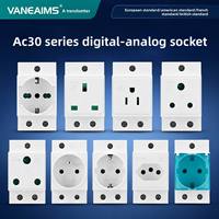 Boîtier de distribution modulaire VaneAims AC30 250V avec protection IP23 pour montage sur rail - Grande taille