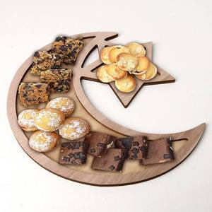 Nuevos adornos <span class=keywords><strong>Eid</strong></span> <span class=keywords><strong>Mubarak</strong></span> comida decorativa hogar Ramadán comida bandeja para servir vajilla exhibición madera <span class=keywords><strong>Eid</strong></span> <span class=keywords><strong>Mubarak</strong></span> bandeja de postre - Product Image 6