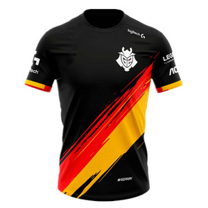 T-shirt sportiva da uomo estiva 2026 con stampa 3D geometrica, a maniche corte, girocollo, vestibilità dritta, traspirante, per e-sport transfrontalieri - Product Image 5