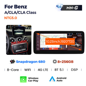 MEKEDE ID8 Snapdragon 680 layar mobil <span class=keywords><strong>Android</strong></span>, Auto BT 5.0 Untuk Benz a GLA CLA Kelas W176 2013-2018 WIFI navigasi GPS mobil - Product Image 6