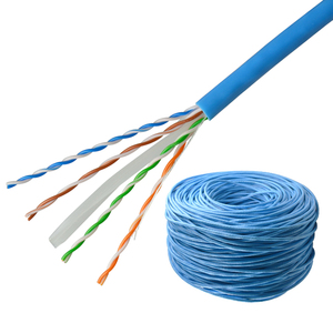 Cavo di Rete UTP Cat6 SIPU di Alta Qualità, 305m, 8 Conduttori, Diametro Esterno 6.0mm Cavo <span class=keywords><strong>LAN</strong></span> Interno Isolato CCA con Guaina in PVC - Product Image 1