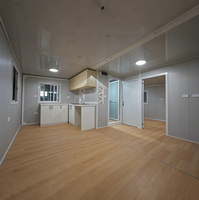 Maison conteneur modulaire pliable et extensible la plus vendue (20/30/40 pieds) – Résidence compacte avec 2 chambres et cuisine