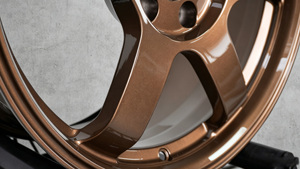 Jantes en alliage d'aluminium forgées TE37 du Japon, 17, 18, 19, 20 pouces, finition bronze, design à 6 branches profondes, pour voitures de course GT - Product Image 4