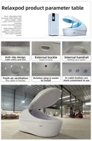 Relaxpod Smart Space Dead Sea Floating Pod Terapi Mengapung Peningkatan Kualitas Tidur Perawatan Kecantikan Perangkat Hidroterapi