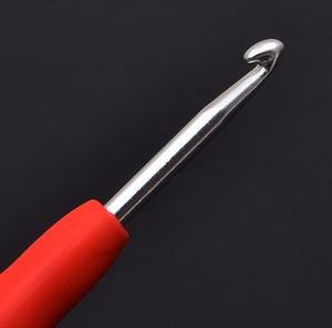 Agujas de ganchillo con mango de goma de 2,0-10,0mm, tejido de punto, herramientas de costura de hilo artesanal, agujas de tejer de ganchillo - Product Image 6