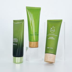 맞춤형 로고 및 디자인 고급 플랫 원형 튜브, 화장품 PCR PBL LDPE 포장용 30ml 60ml 200ml 스킨케어 소프트 튜브 - Product Image 3