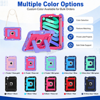 Étui en silicone PC Armor avec support, sangle d'épaule et porte-stylo pour iPad Mini 6 7 8.3 2021 2024 OEM ODM