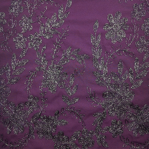 Tessuto Ricamato Tinto Personalizzato Linglongma 125g 100% Poliestere Traspirante Lussuoso Tessuto Intrecciato per Abbigliamento Femminile Islamico - Product Image 5