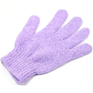 Nylon Bath Gloves Cheap Factory Wholesales Price Nylon Bath Shower Glove Bath Spa Body Cleaning Exfoliating Bath Gloves