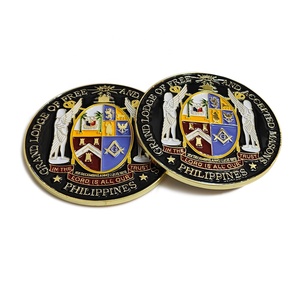 Emblema de Gran Logia de 2 pulgadas, insignia de coche de masones gratis y aceptada, emblema de coche Masónico de Filipinas - Product Image 4