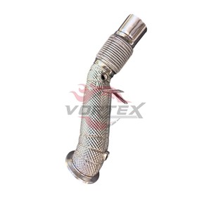 Tubo de escape de alto rendimiento Vortex compatible con B48 G20 325i 330i G30 G38 525i 530i 2.0T Racing Turbo con sistema de protección térmica - Product Image 5