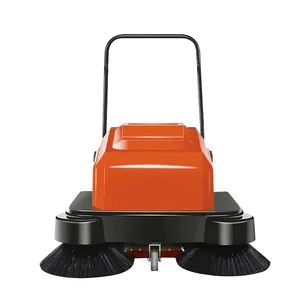 SBN-1050 Green Machine Road Sweeper Double Sided Manual Flooring Brush Sweeping Machine