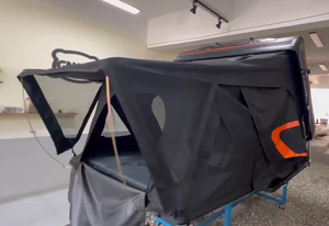 2024 SUV Auto-Dachzelt Ein-Zimmer-Klappzelt mit Hartschale, Aluminiumlegierungsstangen, Leinenstoff, Offroad-Hardtop-Dachzelt für Outdoor - Product Image 5