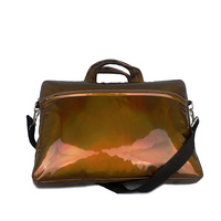 Tas Komputer Baru FOCUS Promosi Logo Kustom PVC Tahan Air Tas Laptop Gaya Kasual Fashion Hadiah Bisnis Pria Resleting