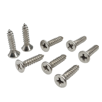 Vis autotaraudeuse Tengri 304 316 en acier inoxydable DIN7982 à tête fraisée cruciforme plate Phillips pour l'assemblage de meubles